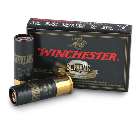 Specifications and Features Muzzle Velocity 1800 fps. . Winchester partition gold 20 gauge slug